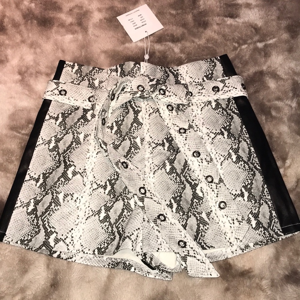 Snake Skin Shorts